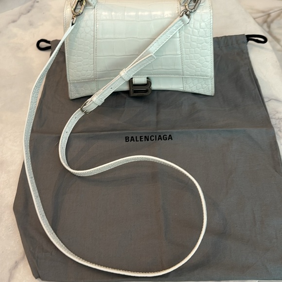 Balenciaga Crocodile Hourglass Bag Small - Picture 11 of 13